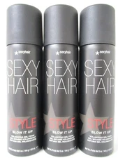 SEXY HAIR STYLE HAIR BLOW IT UP GEL FOAM 5 oz NEW 3 PACK