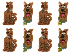 Scooby Doo Themed Set of 8 Fridge PVC 1" Tall Magnets
