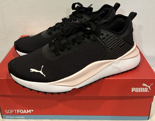 PUMA Women's PC Runner Sneaker Running Shoes, Black/Pink NEW!! Size 9 - 第 1/6 張圖片