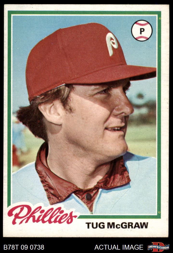 1978 Topps #446 Tug McGraw Phillies 6 - EX/MT