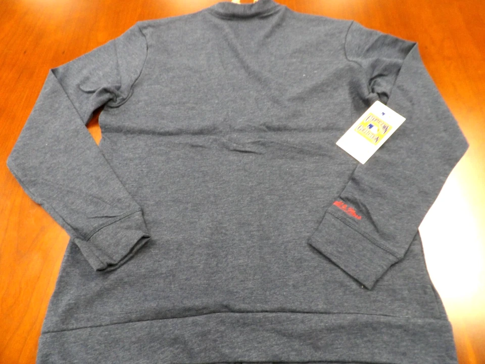 NWT MITCHELL & NESS MLB BOSTON RED SOX NAVY BLUE CARDIGAN SWEATER SIZE L - Image 4 of 4