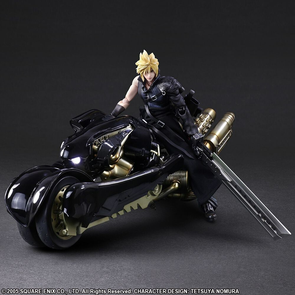 FINAL FANTASY VII Advent Children Cloud Strife Fenrir Figure PLAY