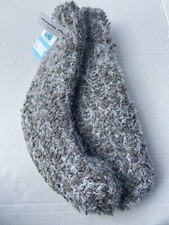 MUK LUKS CABIN SOCKS GRAY L/XL 8.5-11 Shea Butter FAUX SHEARLING
