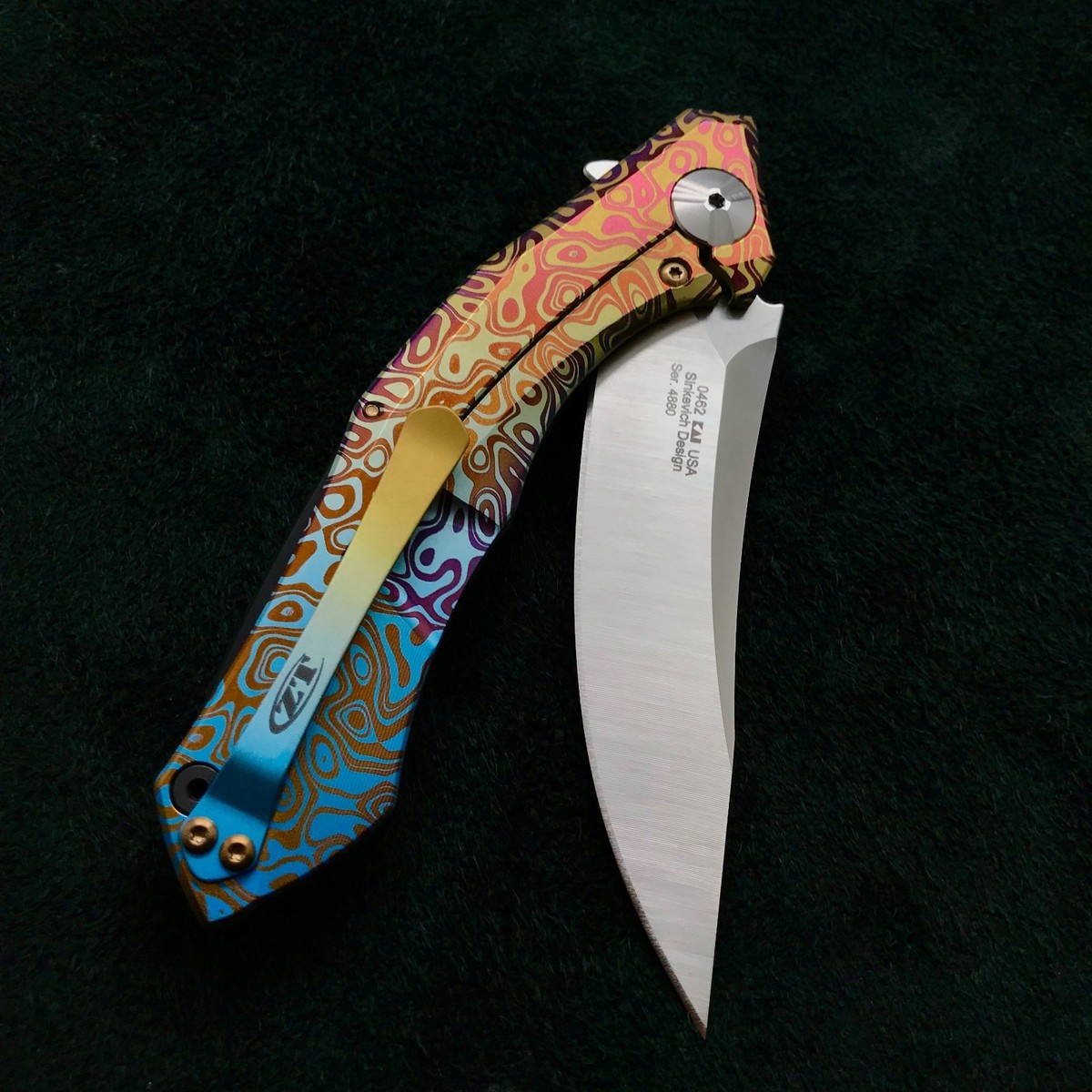 Zero Tolerance ZT 0462 Plain Edge Folder ZT0462 20CV steel