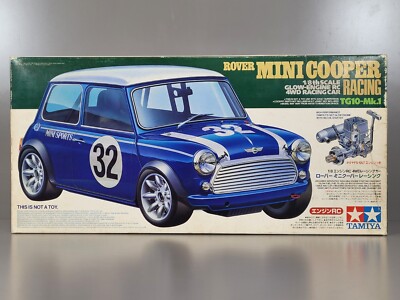 TAMIYA　ローバー ミニクーパー New Vintage Tamiya 1/8 R/C TG10 MK1 Rover Mini Cooper Racing Glow