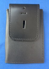 Perfect Fit Double ID Case Universal Outside Mount Badge Holder Leather