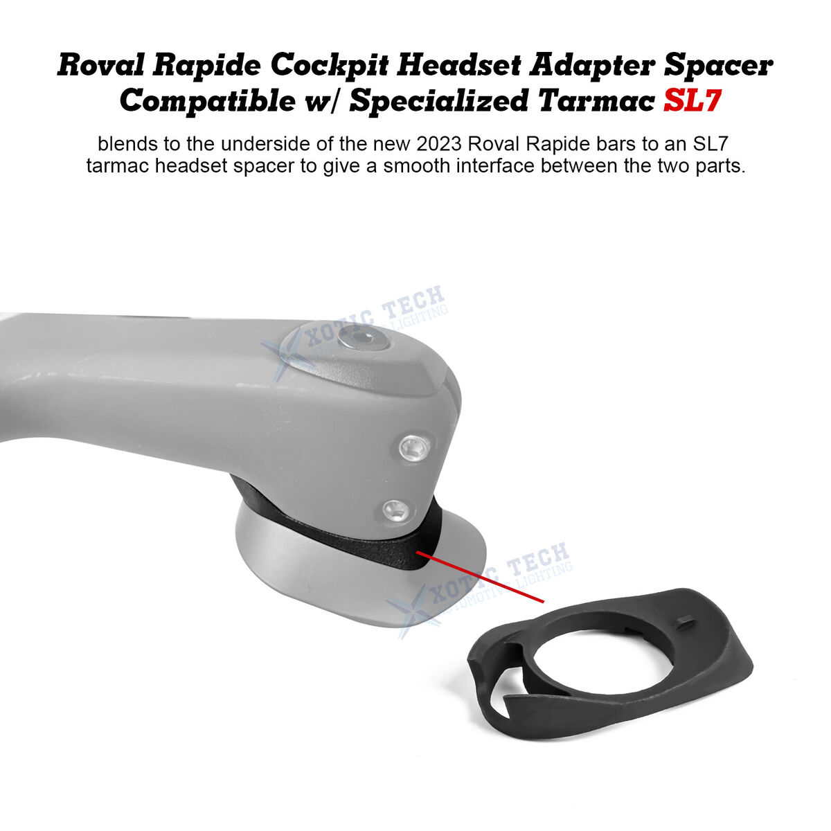 Bike Roval Rapide Cockpit Headset Spacer Adapter For Bike Roval Rapide Cockpit Headset Spacer Adapter For