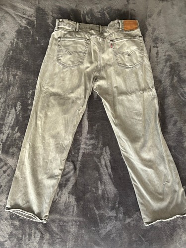 Levis Gray Jeans (I think they are 569) 38x32 USED - Picture 2 of 18