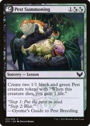 Pest Summoning 211/275 Foil Strixhaven: School of Mages