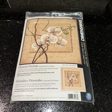 Dimensions Oriental Orchids Counted Cross Stitch Sewing Kit NOS 35176