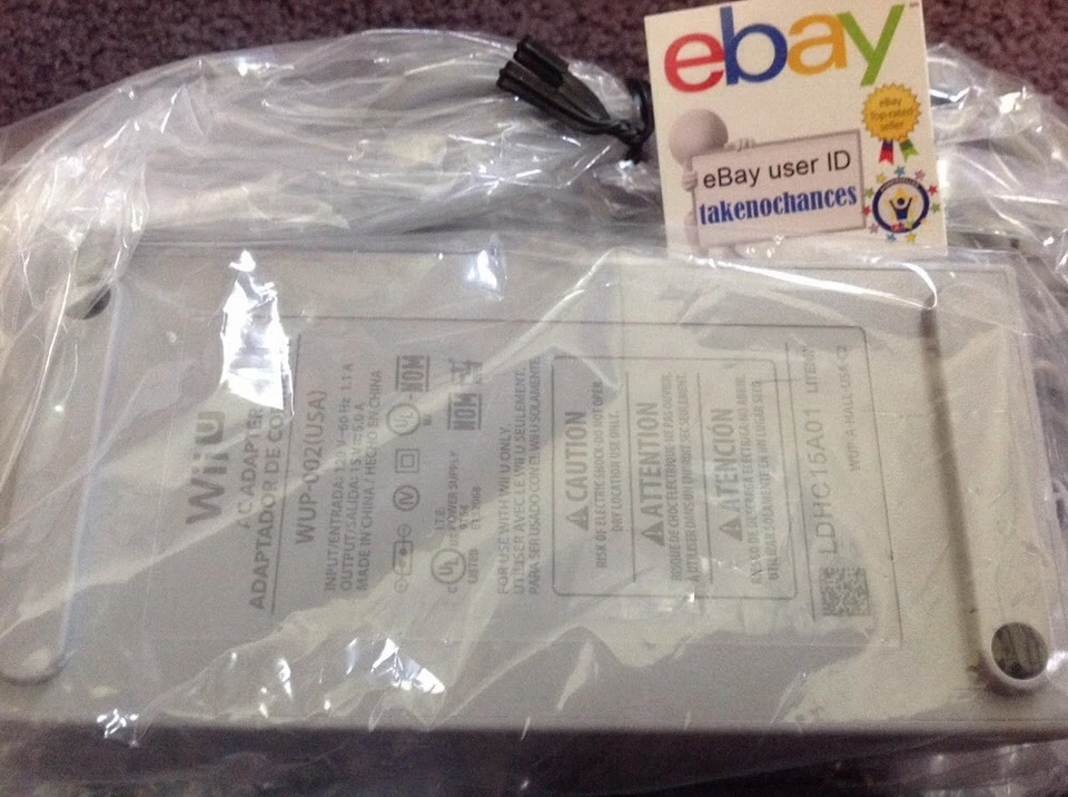 Genuine Nintendo Wii U Console AC Adapter Power Supply Cord WUP-002 - Image 4 of 4