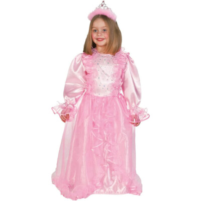 KINDER PRINZESSIN KOSTÜM Karneval Fasching Mädchen Mittelalter Feen Elfen Kleid