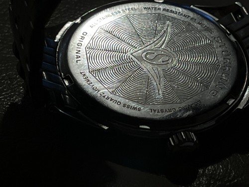 Stuhrling original mens watch Swiss quartz mvmt Acrylic crystal - Picture 9 of 12