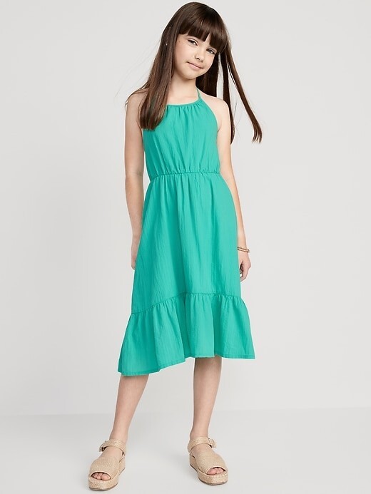 New Fit & Flare Halter Midi Dress for Girls Size  18 Plus