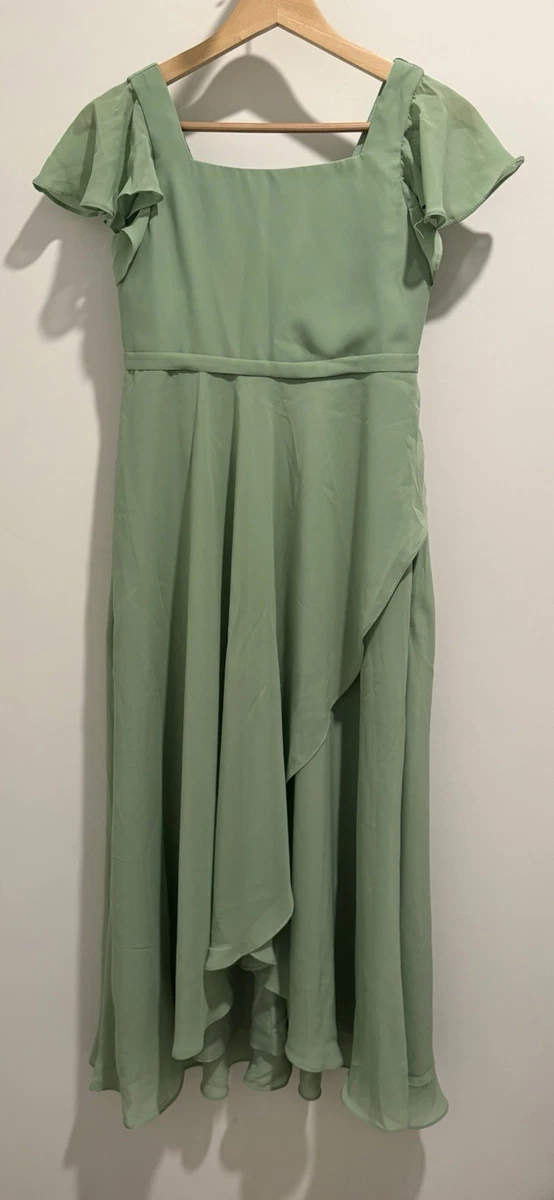 juniors sage green dress Bridesmaid Dresses for sale 2024 SORORITY FORMALS