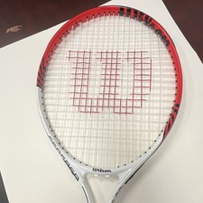 Wilson Federer junior tennis racquet   Red/White   3 7/8" grip