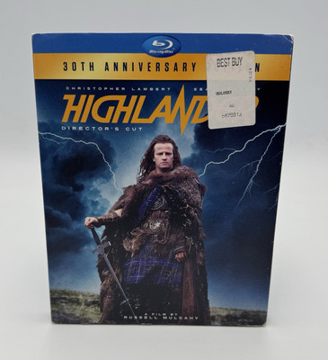 Highlander - 30th Anniversary Edition (1986, Blu-ray) 31398253259