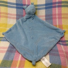 Angel Dear Blue Whale Knotted Corners Plush Lovey Security Blanket
