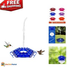 Attract Hummingbirds with Our 30-Port Outdoor Feeder - Weather-Proof Easy-Fill