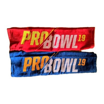 Two 2019 NFL Pro Bowl AFC NFC Rally Towels Red & Blue Plus 10 Pro Bowl Pins