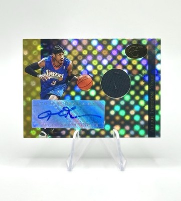 2006-07 Bowman Allen Iverson Elevation Power Brokers Auto Relic 3/5 Jersey #