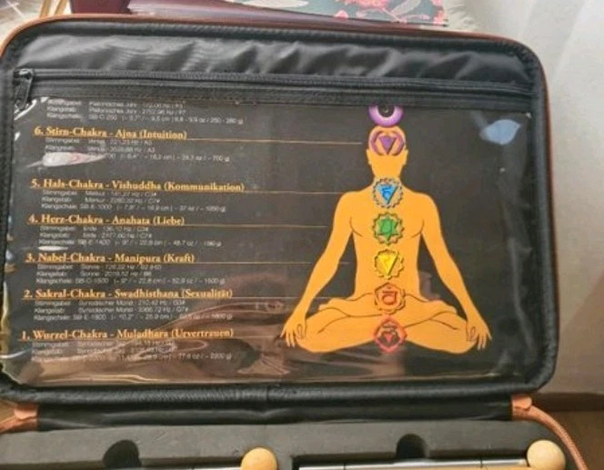 Meinl Sonic Energy Klangstäbe Chimes Chakra Set plus Klangstab und Koffer - Bild 3 von 3