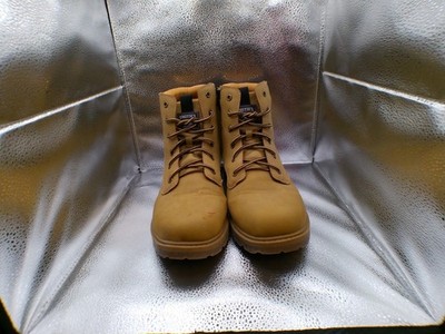 Smith's American Wheat Lace Up Work Boot Men's Size 10.5 Ankle Rubber Sole Used