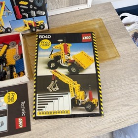 Vintage Lego 8040 Technic Universal Building Set With Box & Manual 1984