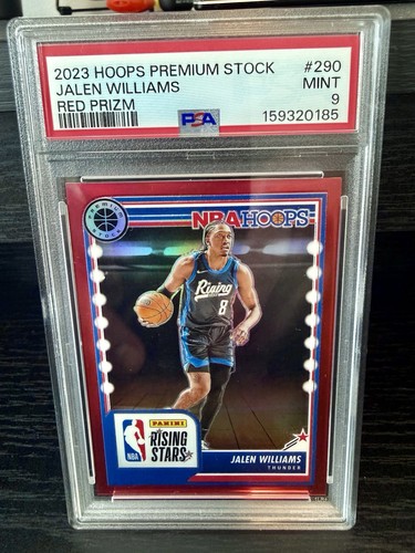 2023-24 Panini Haunted HOOPS Rising Stars Jalen Williams #290 Red /275