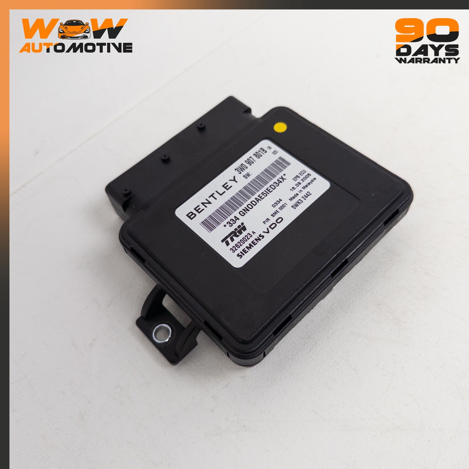 04-13 BENTLEY CONTINENTAL FLYING SPUR ELECTRONIC PARKING BRAKE CONTROL MODULE OE
