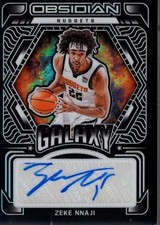 2021-22 Panini Obsidian Galaxy Autographs #6 Zeke Nnaji Auto /149 - BSK