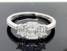 2Ct Round Cut Lab Created Diamond 14k white Gold FN Wedding Pretty Bridal Ring