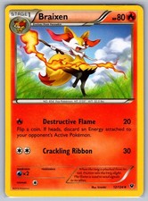 Braixen Uncommon XY - Fates Collide 12/124 LP (kirisAki)
