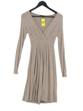 The White Company A-Line Midi Dress XS in Tan