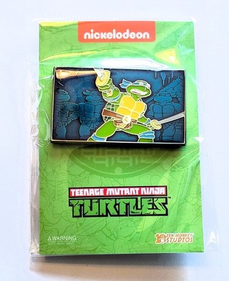 Leonardo Leads  Teenage Mutant Ninja Turtles Enamel Pin Brand New Zen Monkey