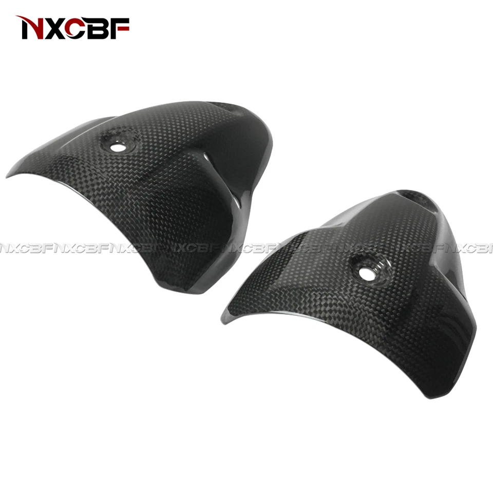 Carenado protector térmico escape fibra carbono Ducati Monster 696 796 1100 Foto 4 de 4