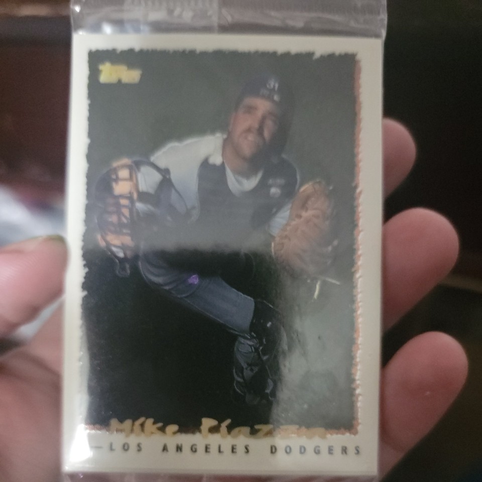 1994 Topps ~1995 PRE-PRODUCTION SAMPLE~ SEALED PACK MIKE PIAZZA ...
