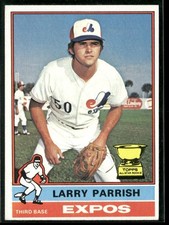 1976 Topps Larry Parrish Rookie Card #141 ~ EX-NM ~. rookie card picture