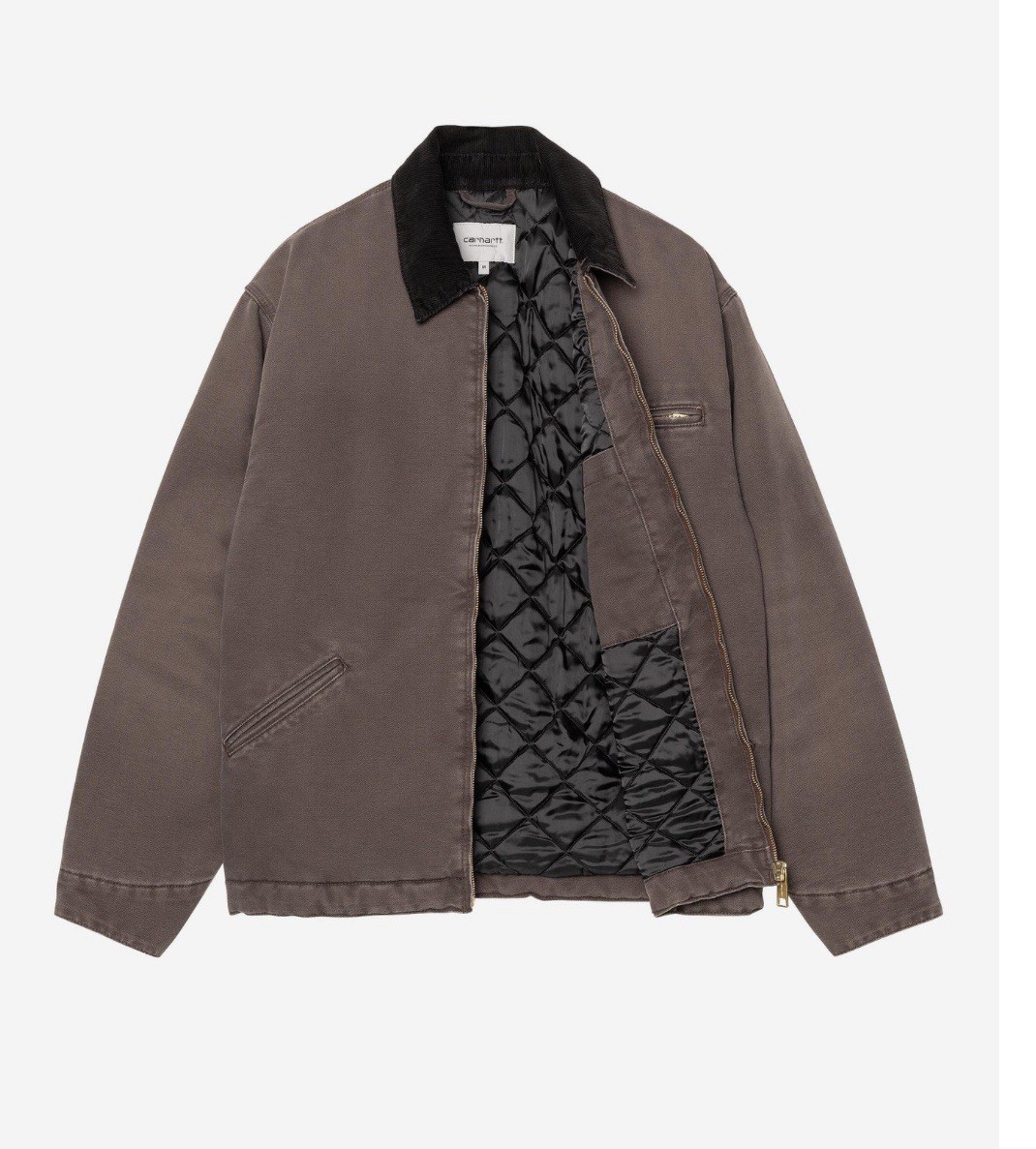 90s Carhartt DETROIT JACKET (J97 DKB) - Duck Canvas / Zip Front