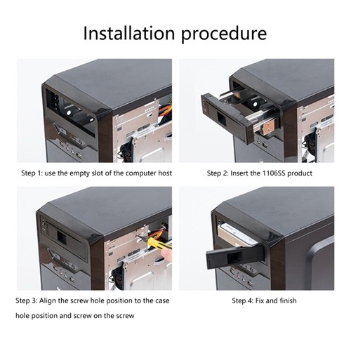 3.5inch Trayless Hot Swap Mobile Rack Backplanes Mobile Rack Enclosure - Picture 6 of 8