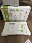 Nintendo Wii Fit Plus Balance Board In Box & Wii Fit Plus Game CIB