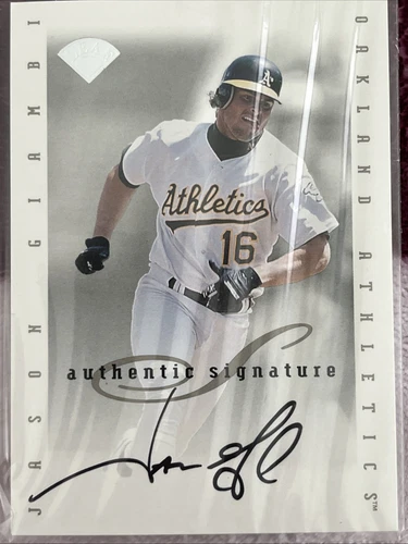 1996 Leaf Signature Series - Signatures Update Jason Giambi (AU)