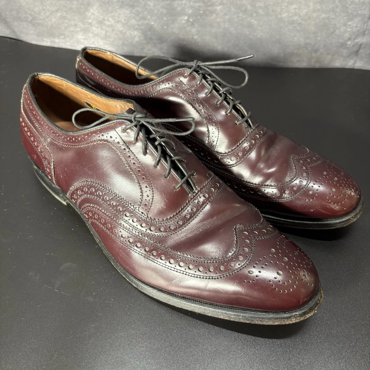 Allen Edmonds Shoes Mens 12 C Narrow Fairhaven Wingtip Oxford Leather Office Wingtip Shoes | Allen Edmonds main image 2