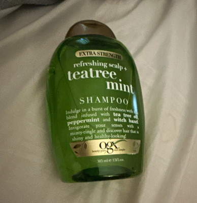 OGX Extra Strength Refreshing Scalp Tea Tree Mint Shampoo 13 fl oz