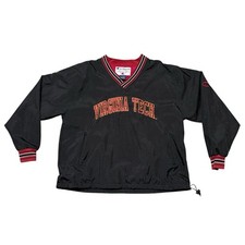 Vintage Virginia Tech Hokies Champion Pullover Windbreaker Jacket Men's Size L