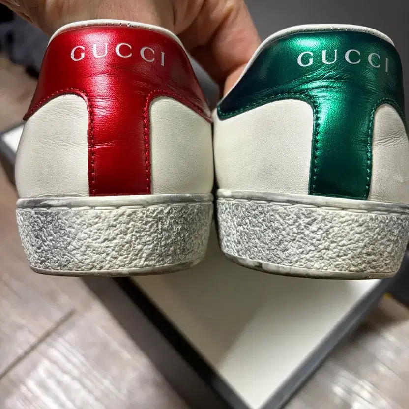 Gucci Ace Web Sneakers - Vintage Style, Size 260 thumbnail 4