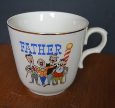 VTG FATHER Occupational Shaving Mug OVERSIZED BARBERSHOP QUARTET