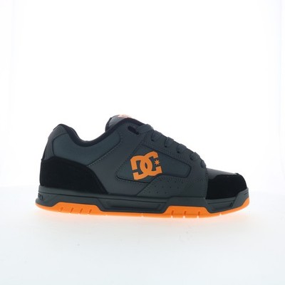 DC Coiler DC03011025-GYBKOG Mens Gray Leather Skate Inspired Sneakers Shoes