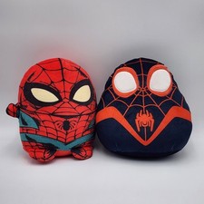 Marvel Cuutopia Spider-Man Exclusive Plush 7" Mattel Squishmallow 8" RARE