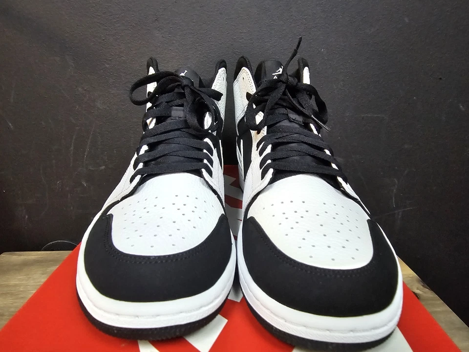 Talla 11.5 - Esmoquin Medio Retro Air Jordan 1 Nuevo Con Caja de Repuesto 🔥 Foto 4 de 4